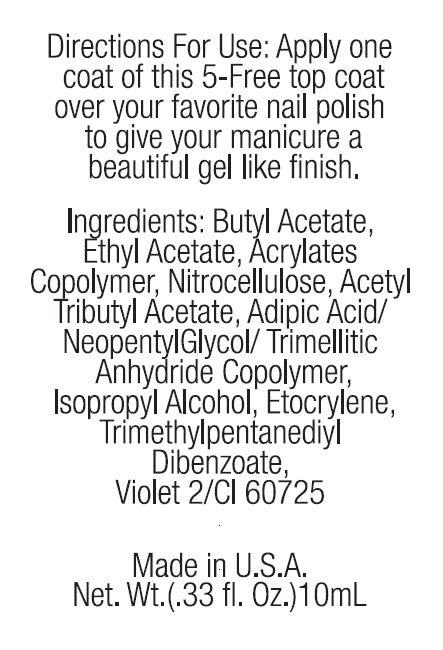 Karma Naturals Gel Finish Top Coat