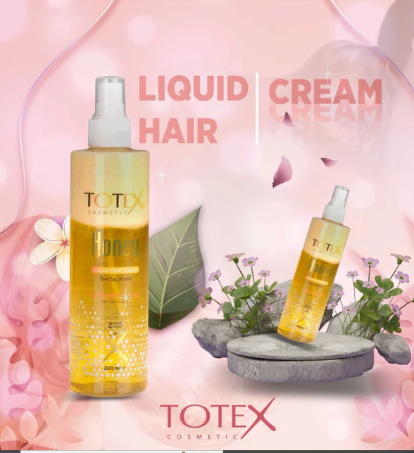 Totex Liquid Hair Cream Honey 300 ML