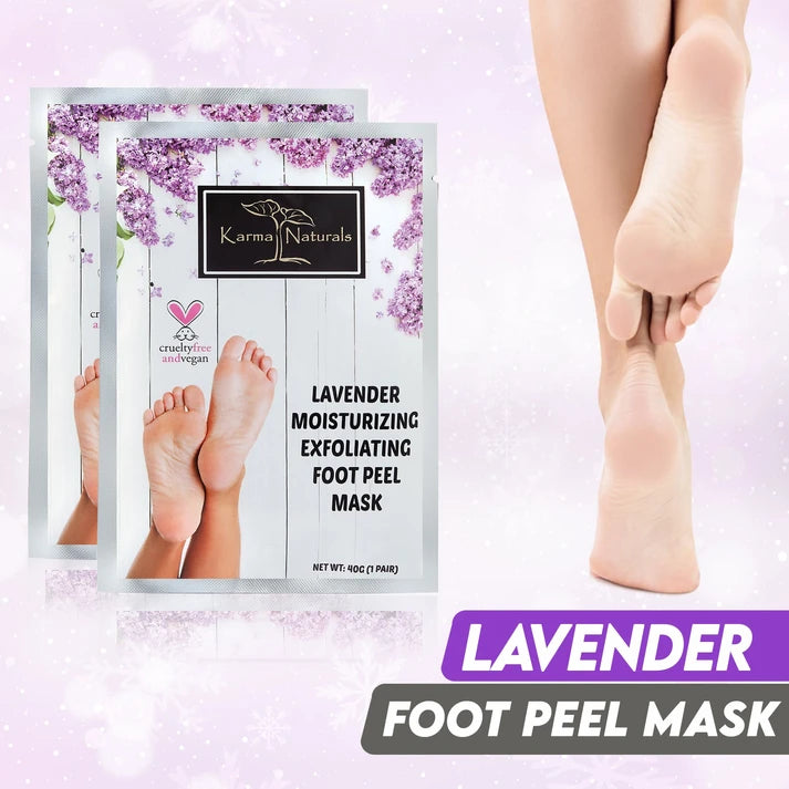 Karma Naturals lavender Foot Peel Mask