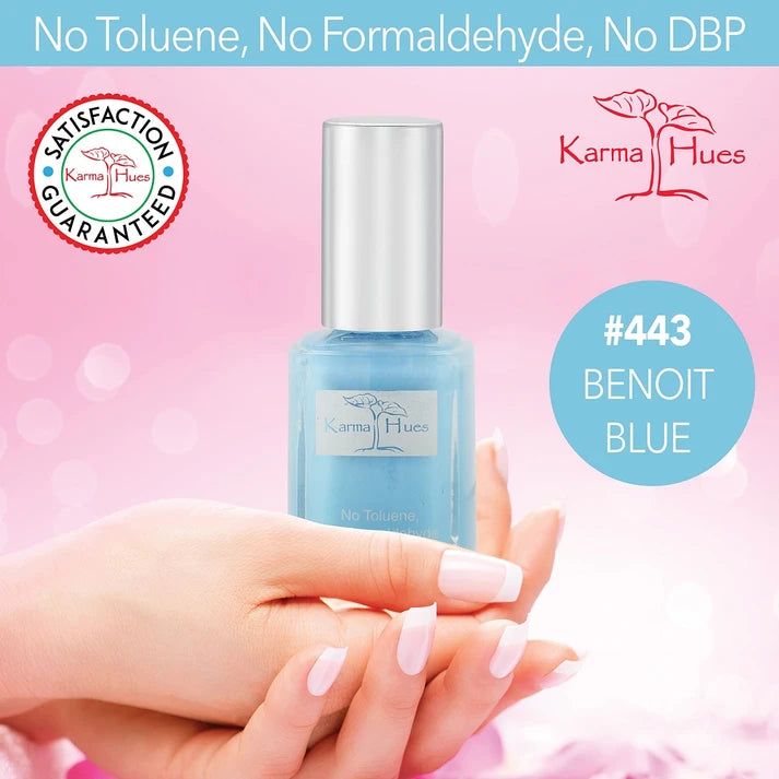Karma Naturals Nail Polish - Benoit Blue