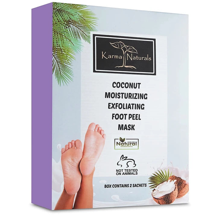Karma Naturals coconut Foot Peel Mask