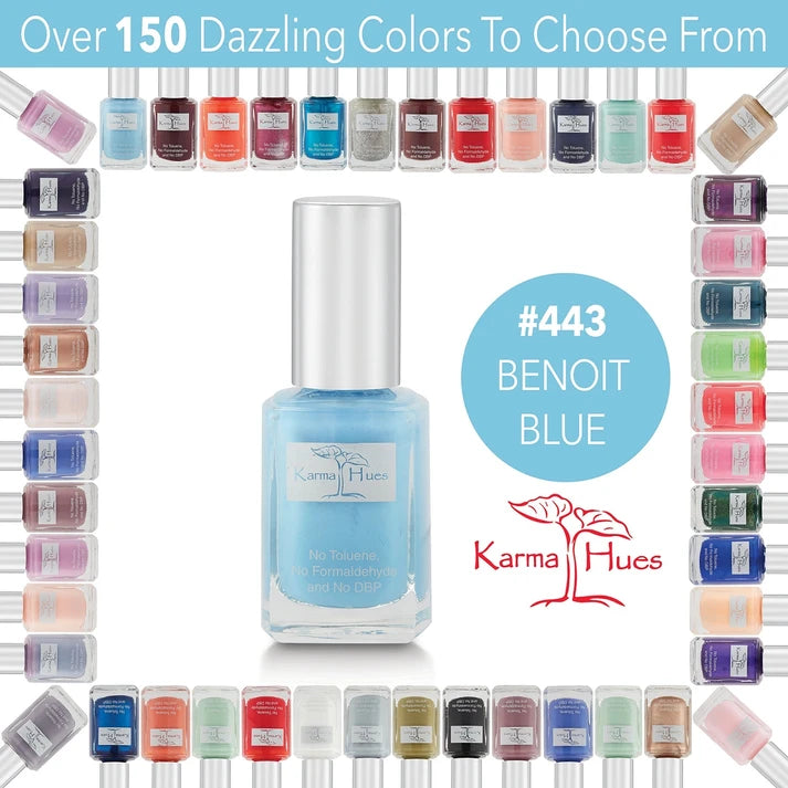 Karma Naturals Nail Polish - Benoit Blue