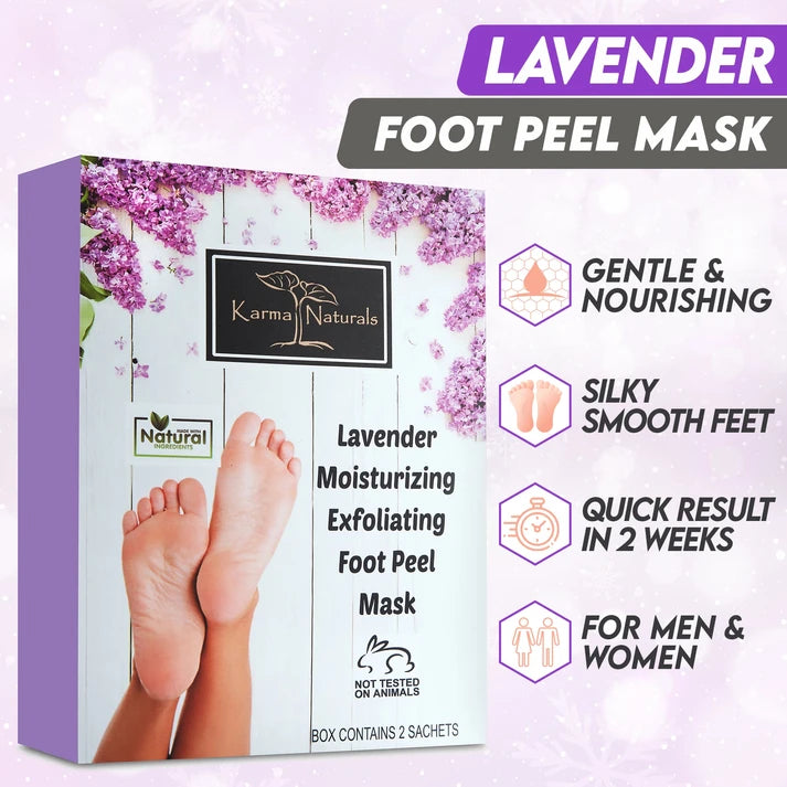 Karma Naturals lavender Foot Peel Mask