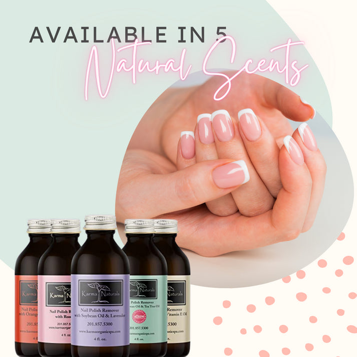 Karma Naturals Nail Polish Remover with Soybean and Tea Tree Oil