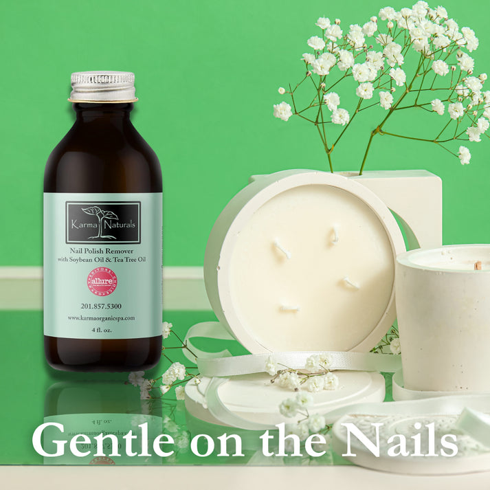 Karma Naturals Nail Polish Remover with Soybean and Tea Tree Oil