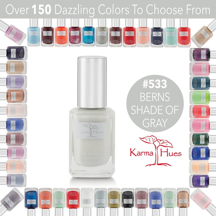 Karma Naturals Nail Polish - Berns Shade of Gray