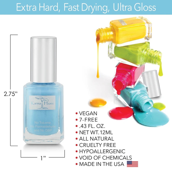 Karma Naturals Nail Polish - Benoit Blue