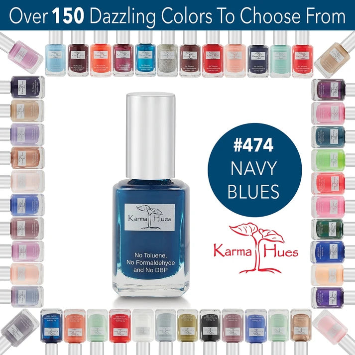 Karma Naturals Nail Polish - Navy Blues