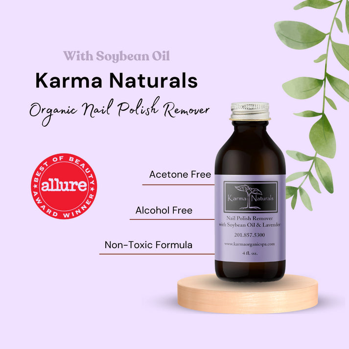 Karma Naturals Nail Polish Remover with Soybean and Lavender Oil