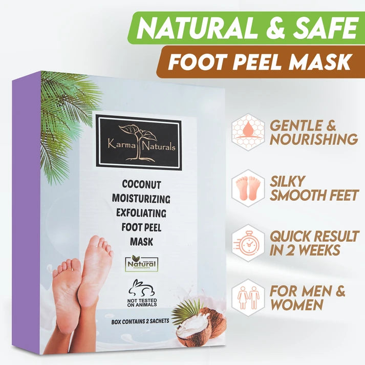 Karma Naturals coconut Foot Peel Mask