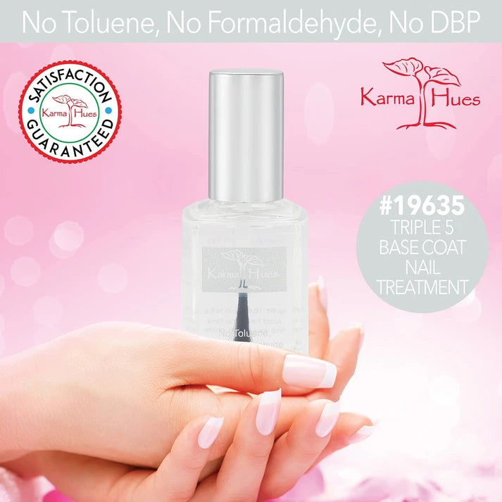 Karma Naturals Triple 5 Base Coat - Nail Treatment