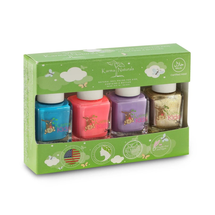 Karma Naturals Certified Halal Kids  Nail Polish Set