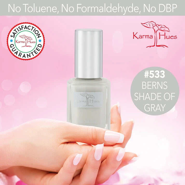 Karma Naturals Nail Polish - Berns Shade of Gray
